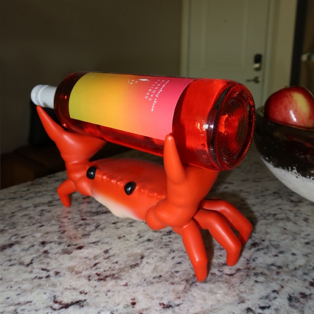 Crab Wine Bottle Holder